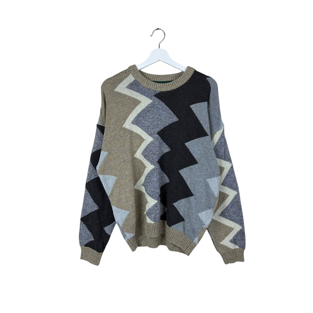 Vintage Tundra Zig Zag Pattern Knit