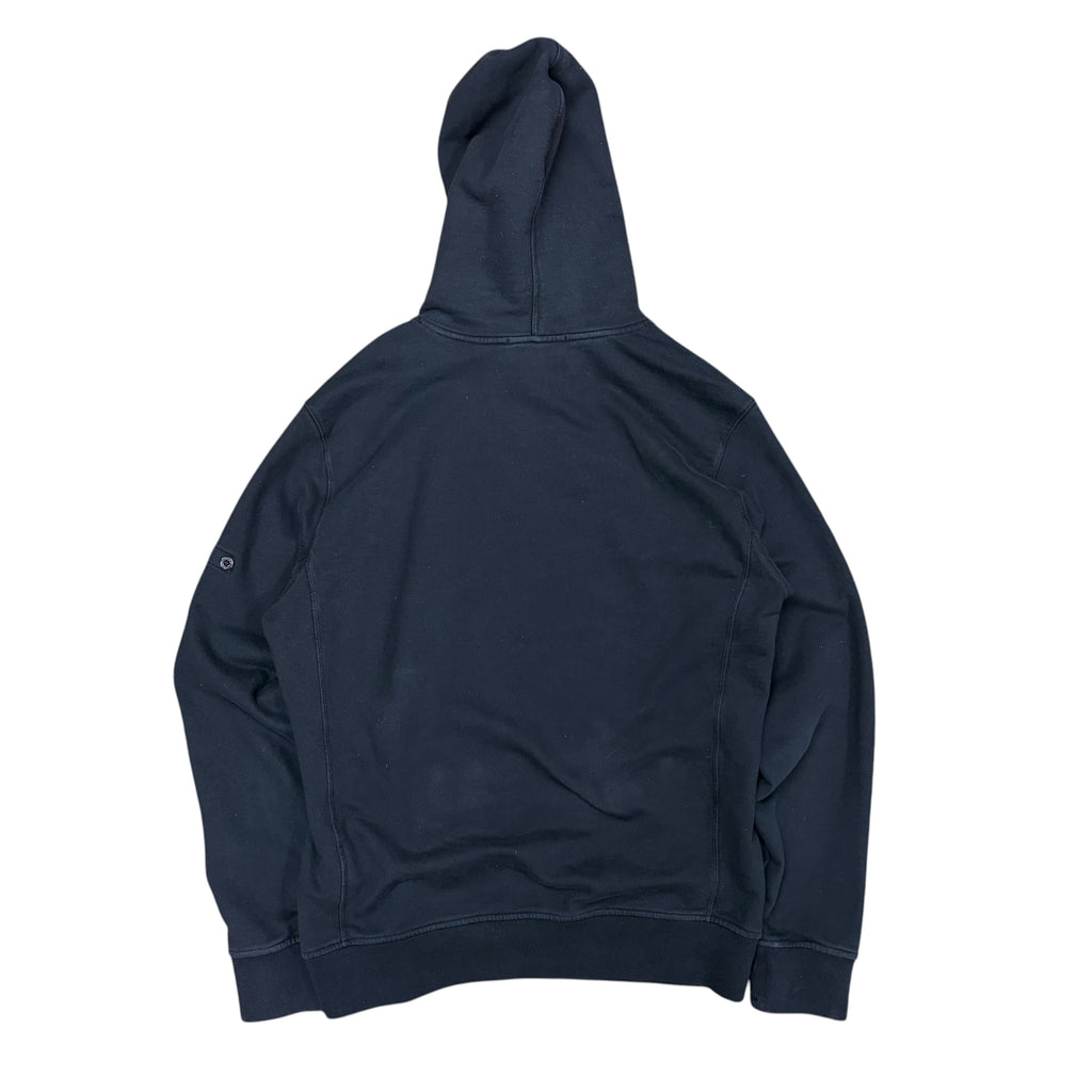 Stone Island Cotton Pullover Hoodie Black