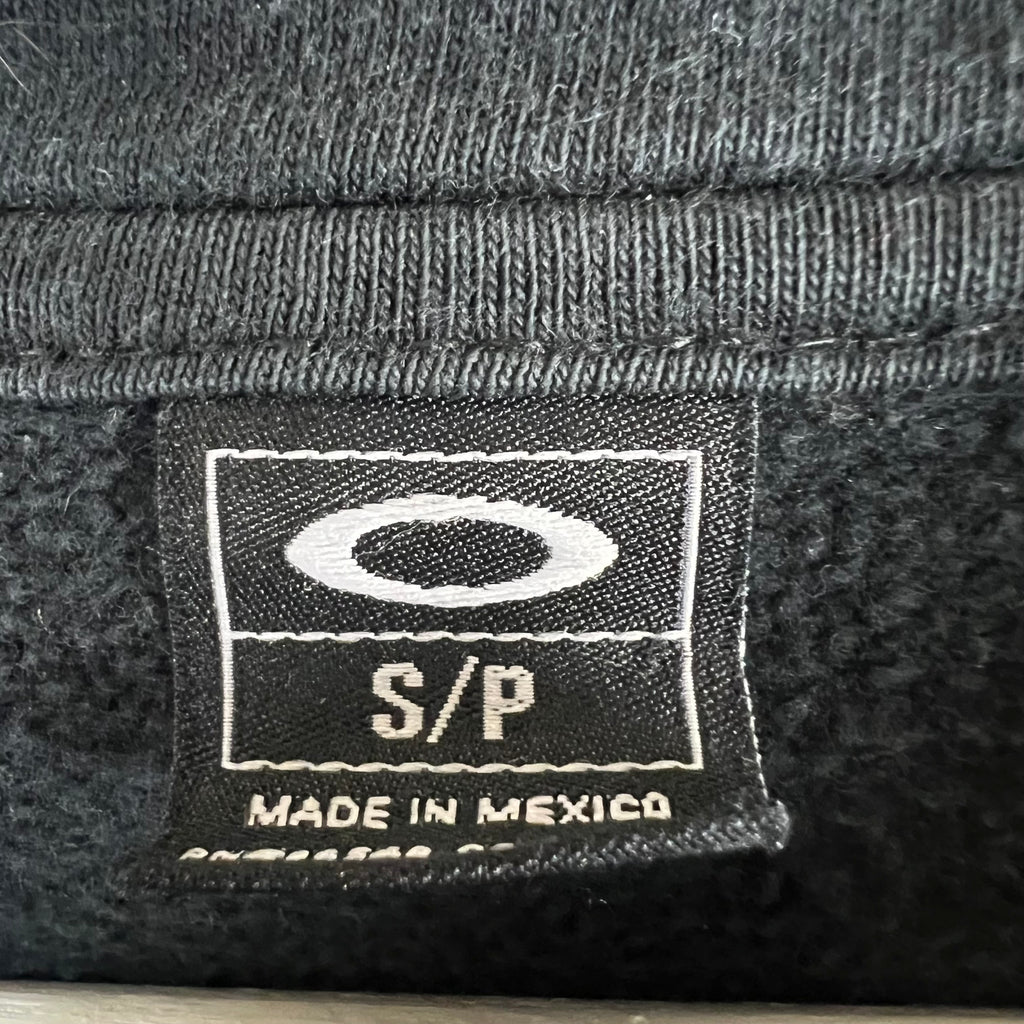 Vintage Oakley Big Logo Hoodie Black
