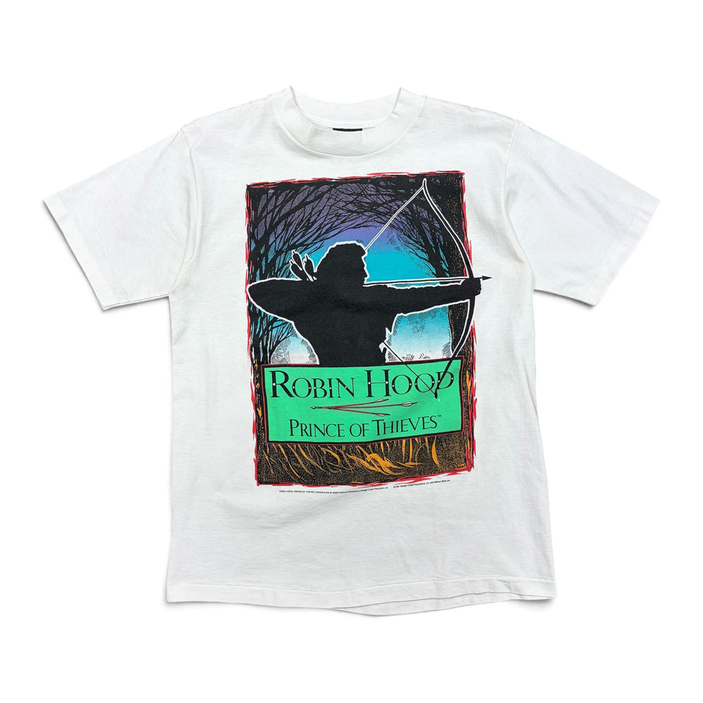 1991 Changes Robin Hood Prince of Thieves Movie Promo Tee White