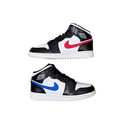 Jordan 1 Mid Multi Colour Swoosh (GS)