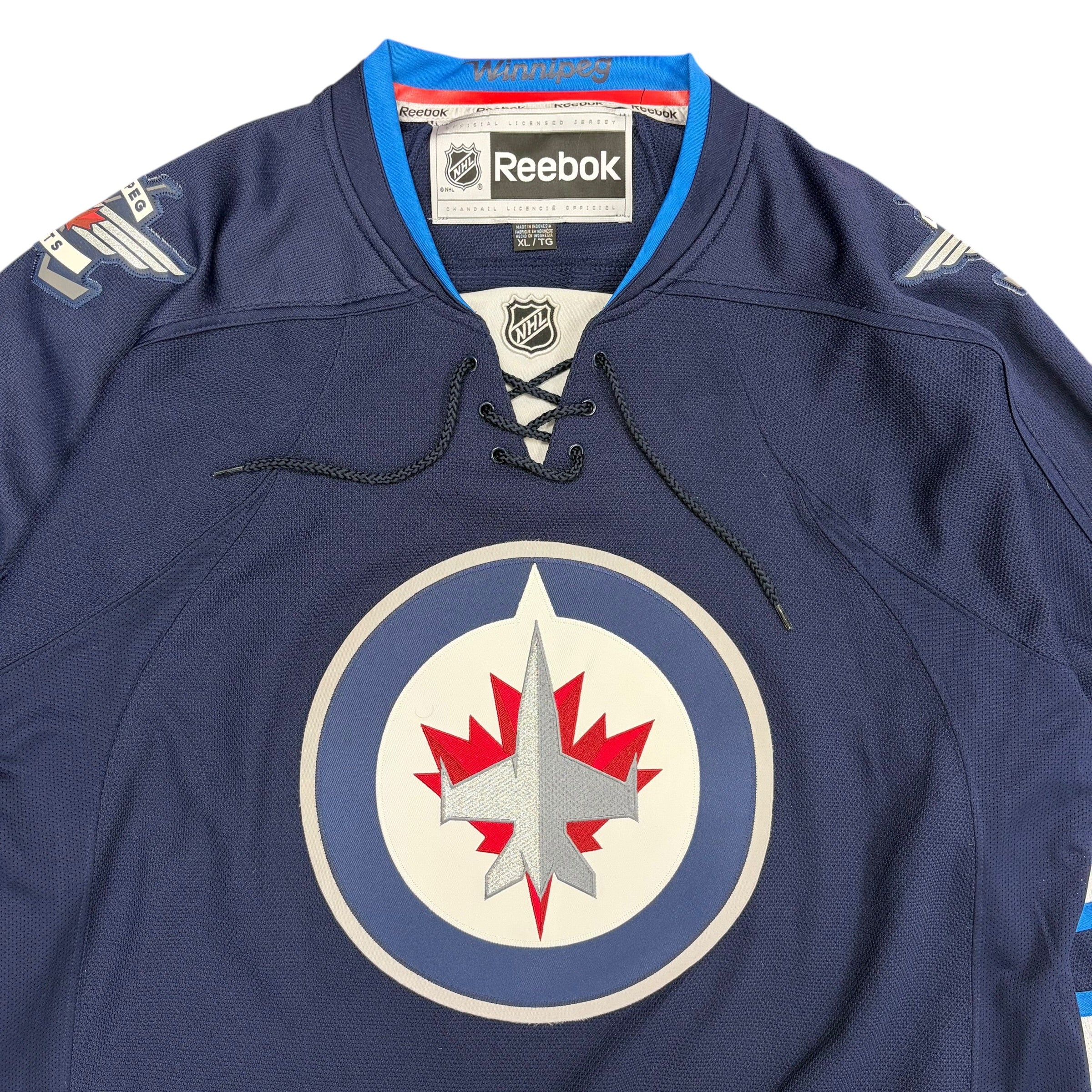 2014 Reebok NHL Winnipeg Jets Blank Away Jersey