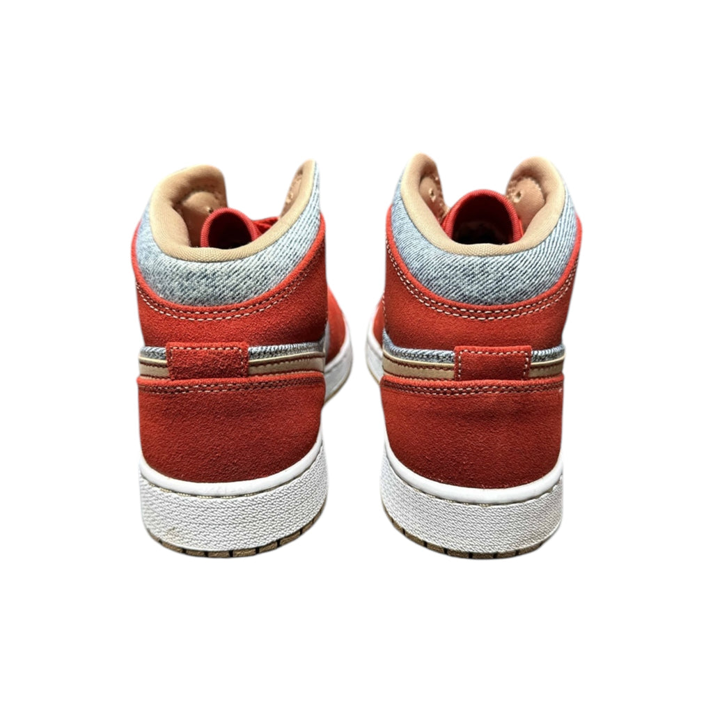 Jordan 1 Mid Denim Red (GS)