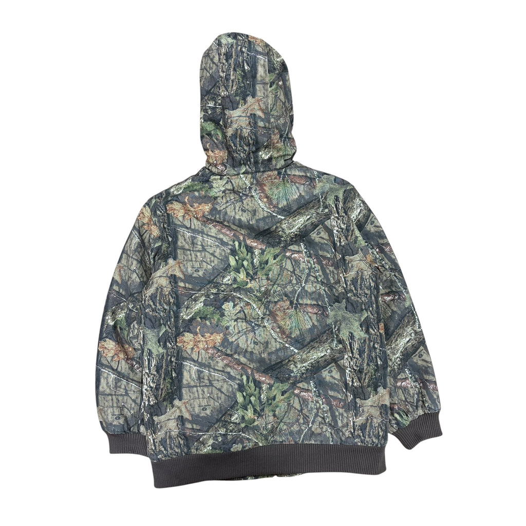 Vintage Carhartt Youth RealTree Hooded Quilt Lined Jacket Camo