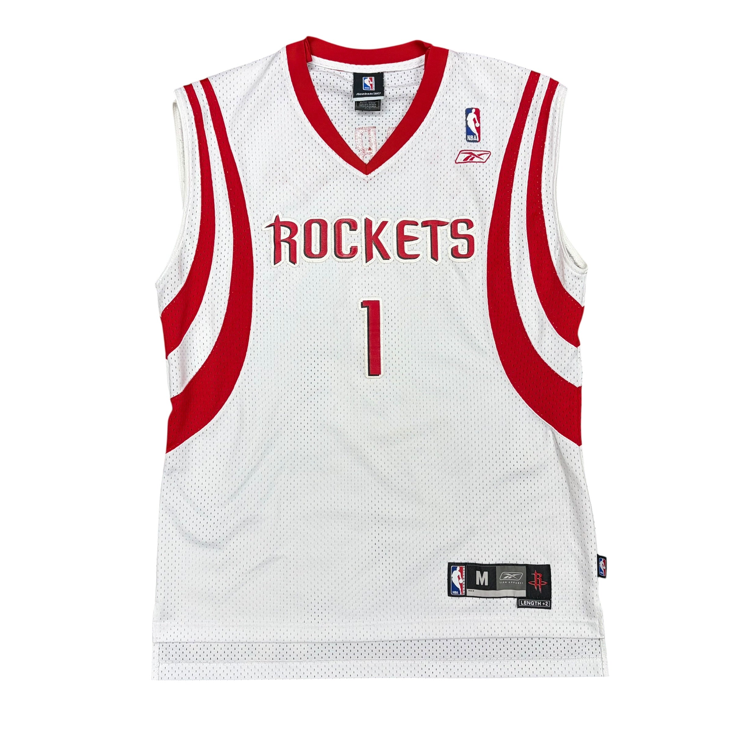 Vintage Reebok Houston Rockets Tracy McGrady Home Jersey