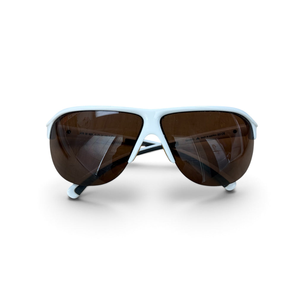 Vintage Adidas Tourpro Sport Sunglasses White