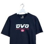 OVO Canada Flag Logo Tee Black