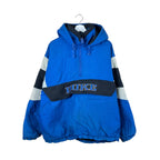 Vintage Duke Blue Devils Kangaroo Pouch Puffer Jacket Blue
