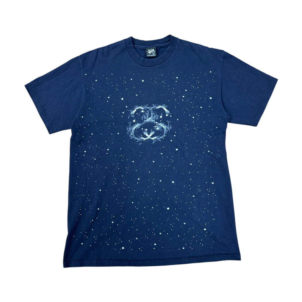 Stussy Galaxy Logo Tee Navy