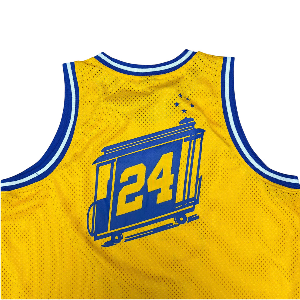Vintage Reebok NBA Hardwood Classics Golden State Warriors Rick Barry Jersey