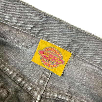 Vintage Ikeda Straight Fit Jeans Washed Black