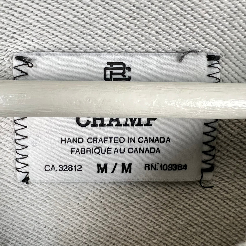 Reigning Champ Arc Spellout Crewneck Heather Grey