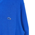 Vintage IZOD x Lacoste V Neck Logo Knit Bold Blue