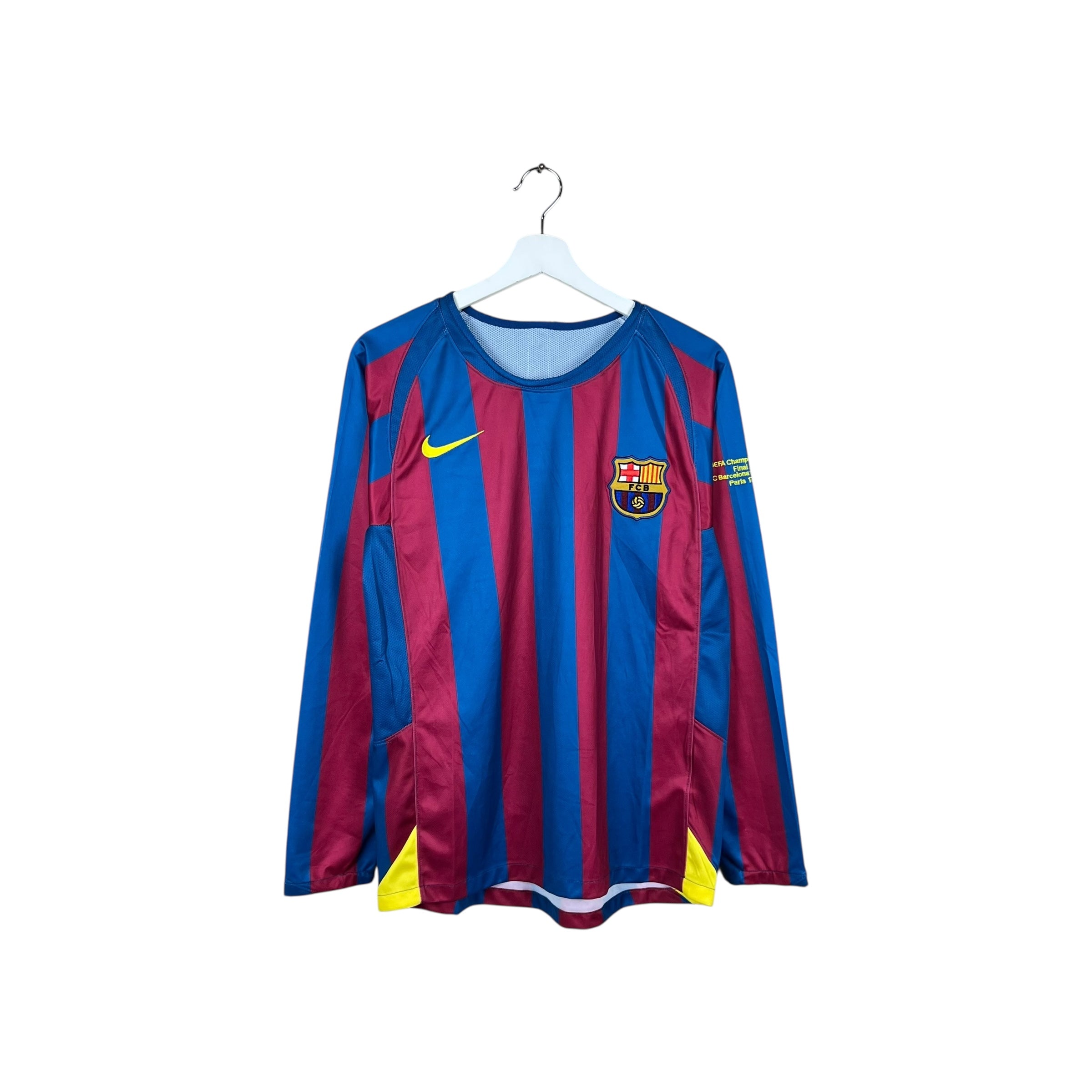 2006 Nike Barcelona FC Ronaldinho UCL Final Away Jersey