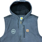 Vintage Carhartt Hooded Vest Stone Grey