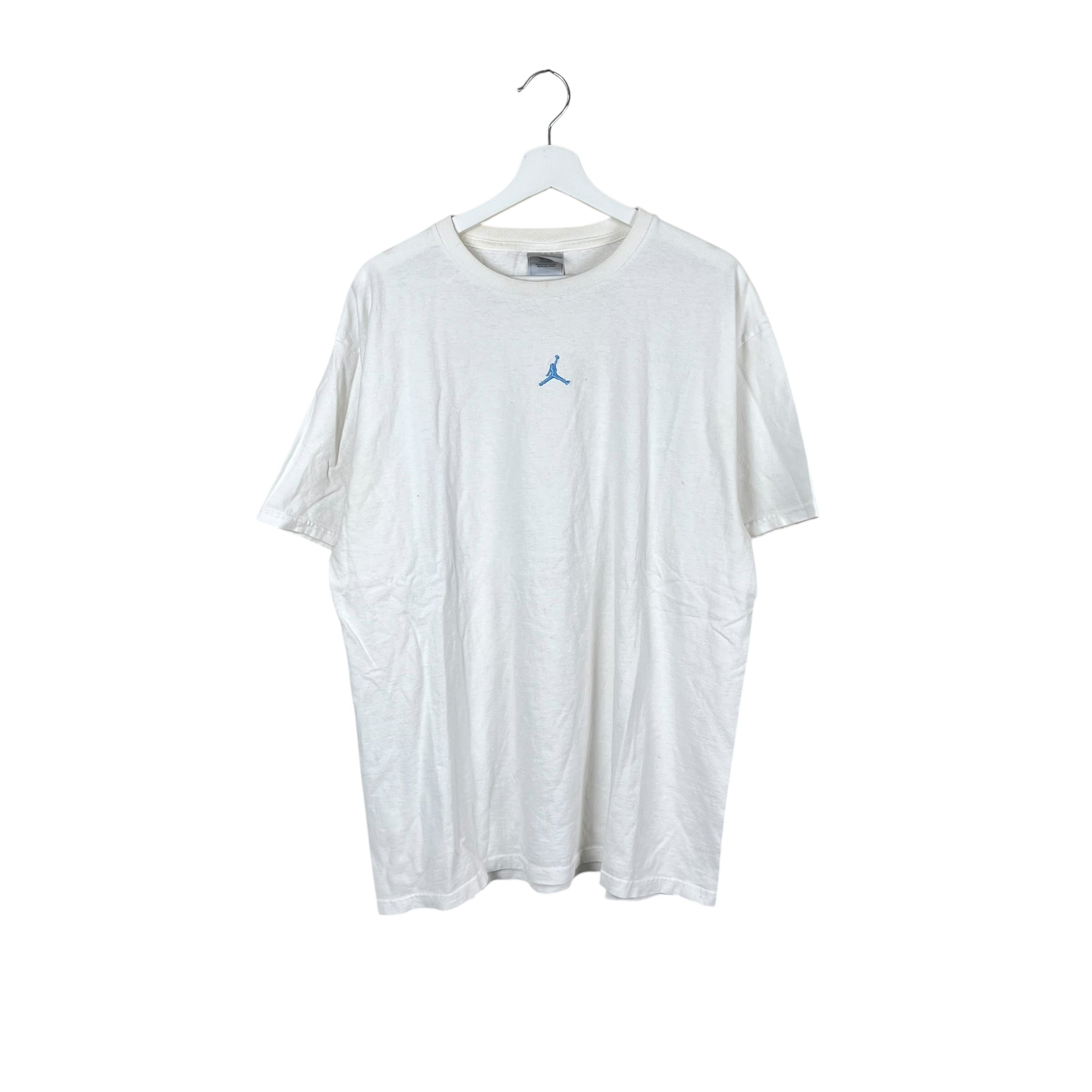 Vintage Y2K Nike Jordan Logo Embroidered Tee White