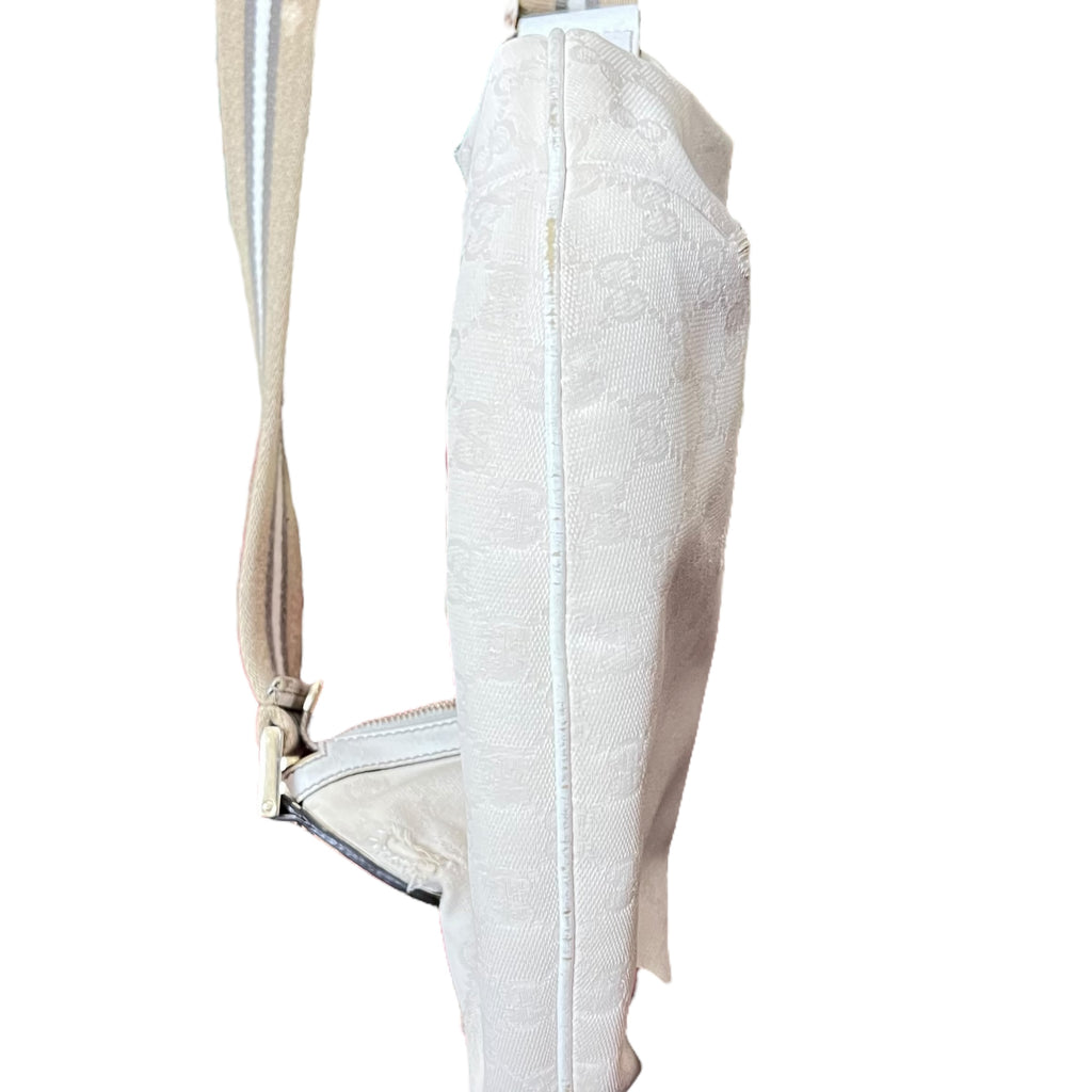 Gucci Women’s Shoulder Monogram Bag Cream/White