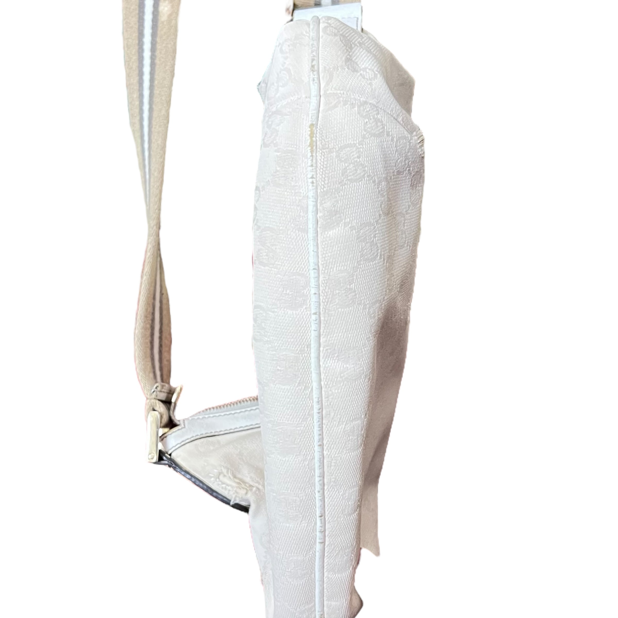 Gucci Women’s Shoulder Monogram Bag Cream/White