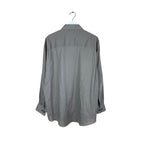 Yves Saint Laurent Single Pocket Button Up Grey