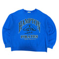 Vintage Lee Sport Hampton Pirates Arch Logo Crewneck Blue