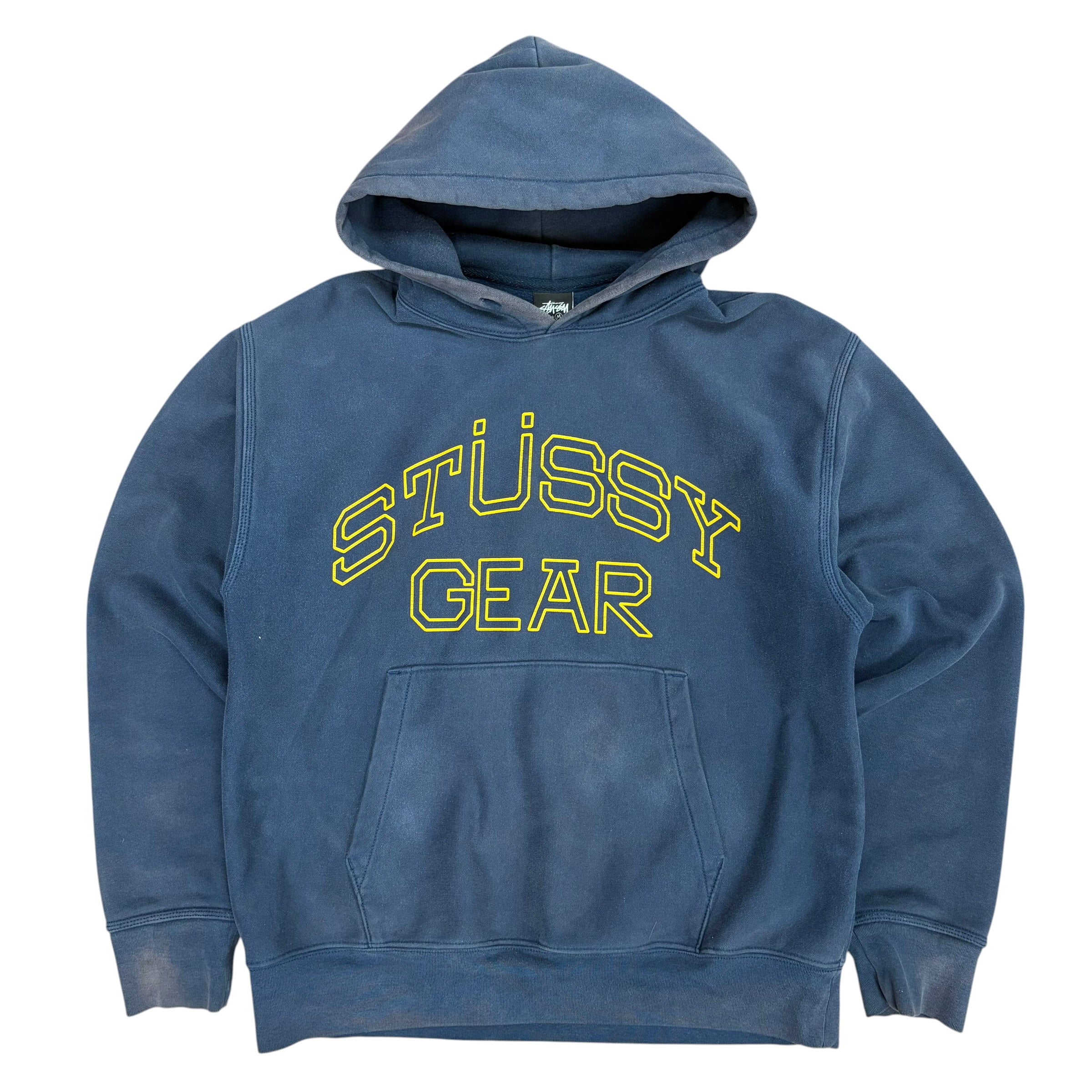 Stussy Gear Hoodie Gold/Navy