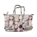 Coach Crossgrain Sateen Scarf Print Bag