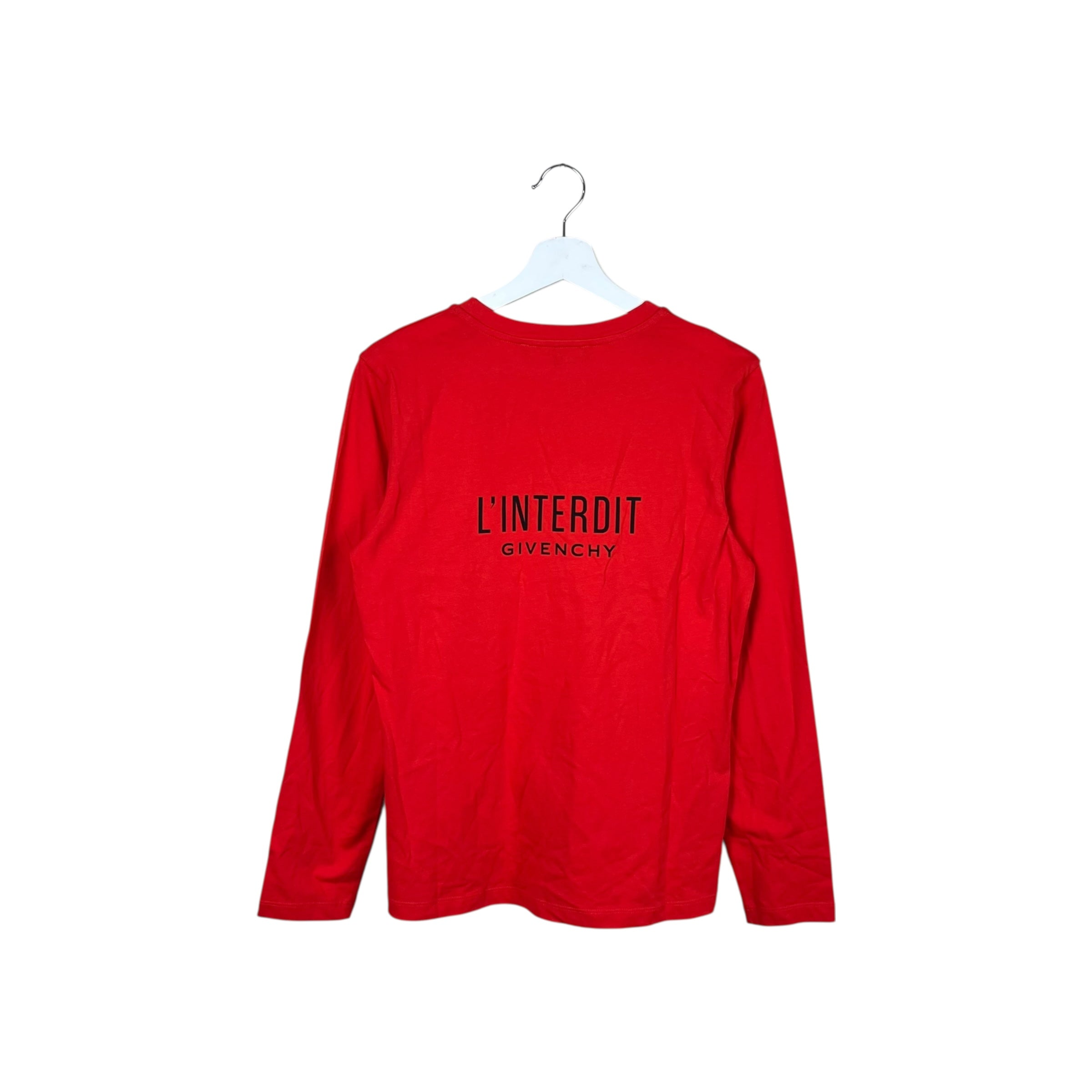 Givenchy Uniformes Logo Tee Red