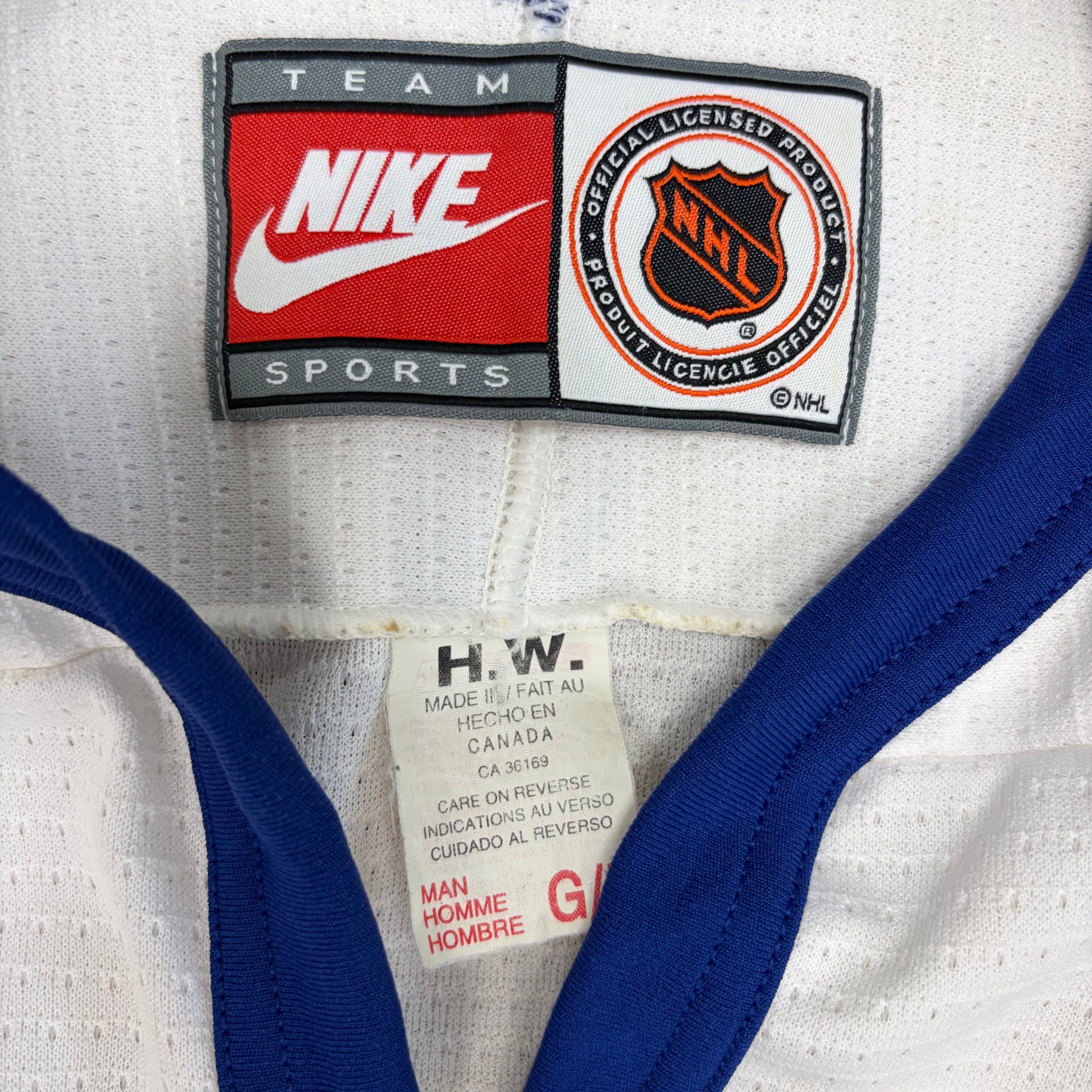 Vintage 90’s Nike NHL Toronto Maple Leafs Blank Home Jersey