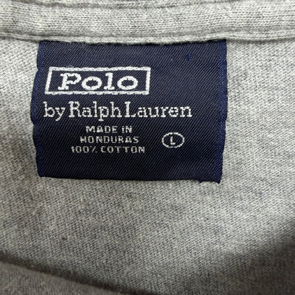 Vintage Polo By Ralph Lauren Tennis Bear Tee Grey