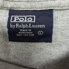 Vintage Polo By Ralph Lauren Tennis Bear Tee Grey