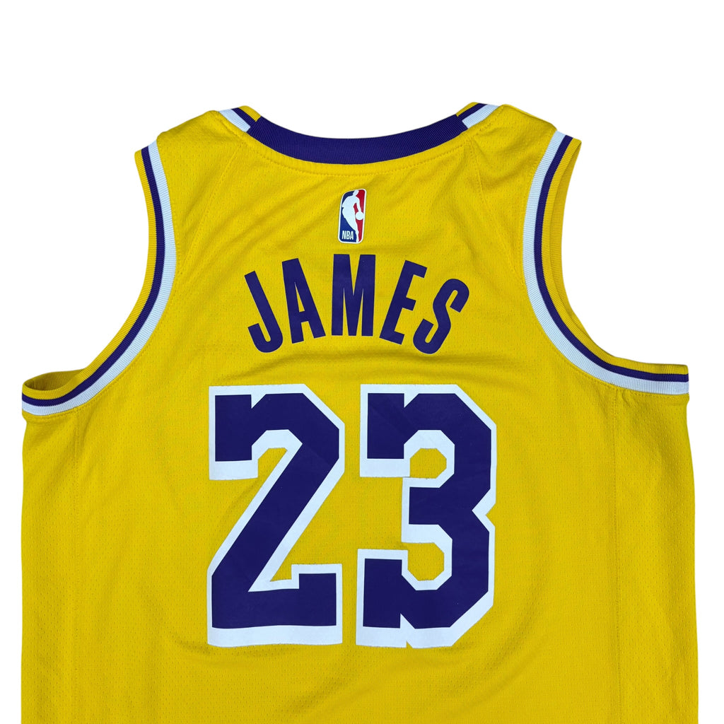 Vintage Nike NBA Los Angeles Lakers LeBron James Away Jersey