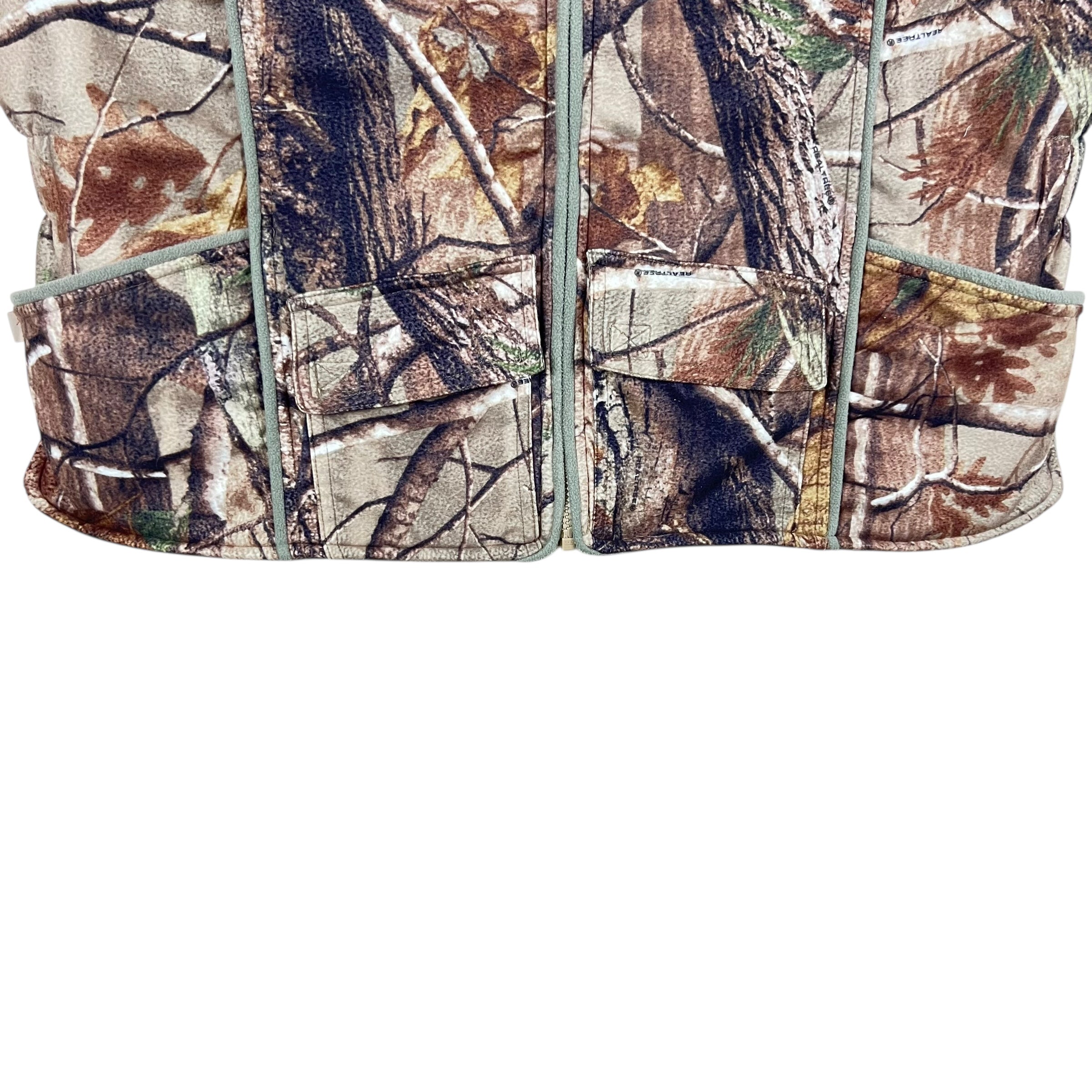 Vintage She Safari Women’s Real Tree Polar Vest Camo