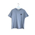 Stone Island Compass Patch Logo Tee Melange Grey