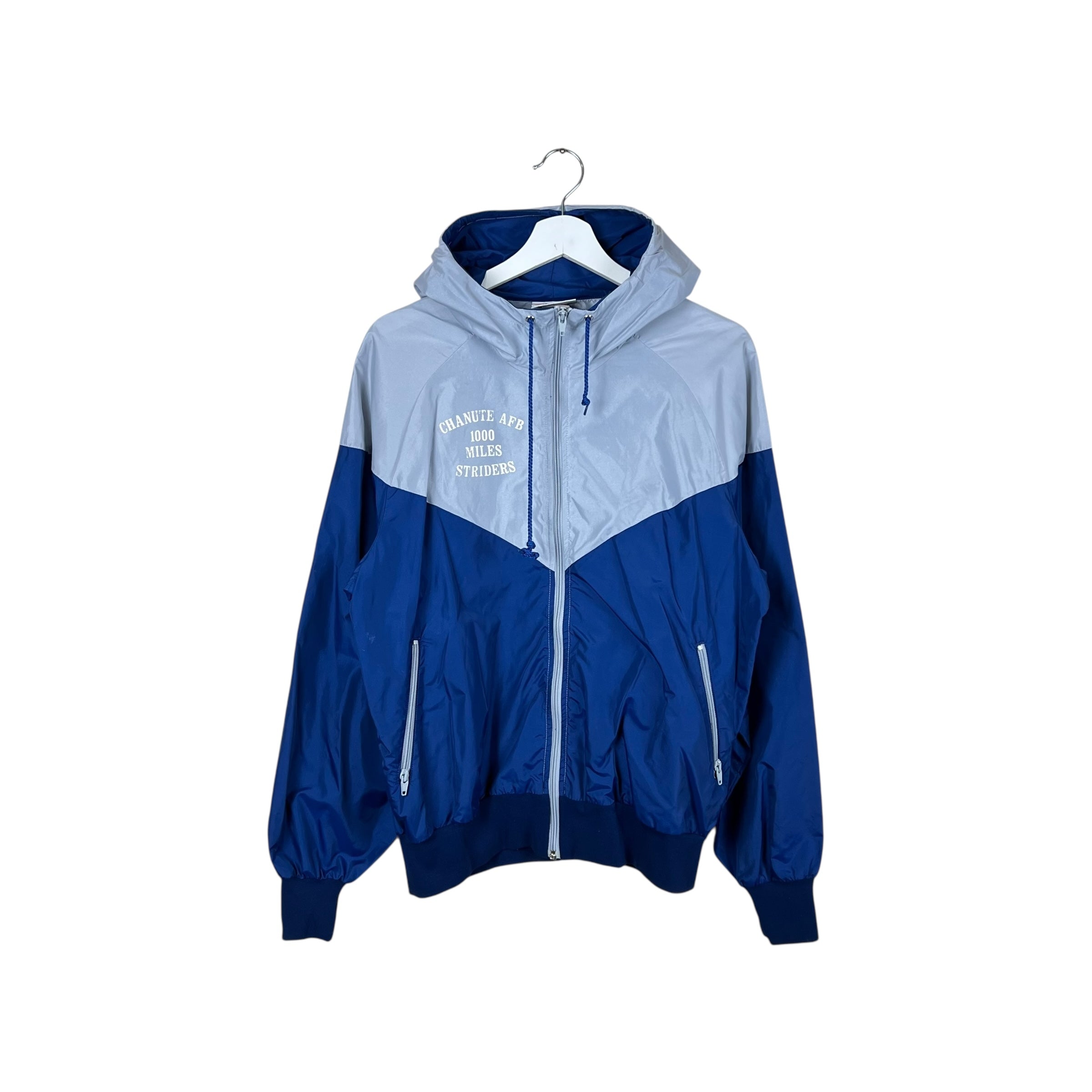 Vintage 70’s Nike Full Zip Winbreaker Blue/Grey