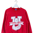 Vintage 80’s Champion University Of South Dakota Crest Crewneck Red