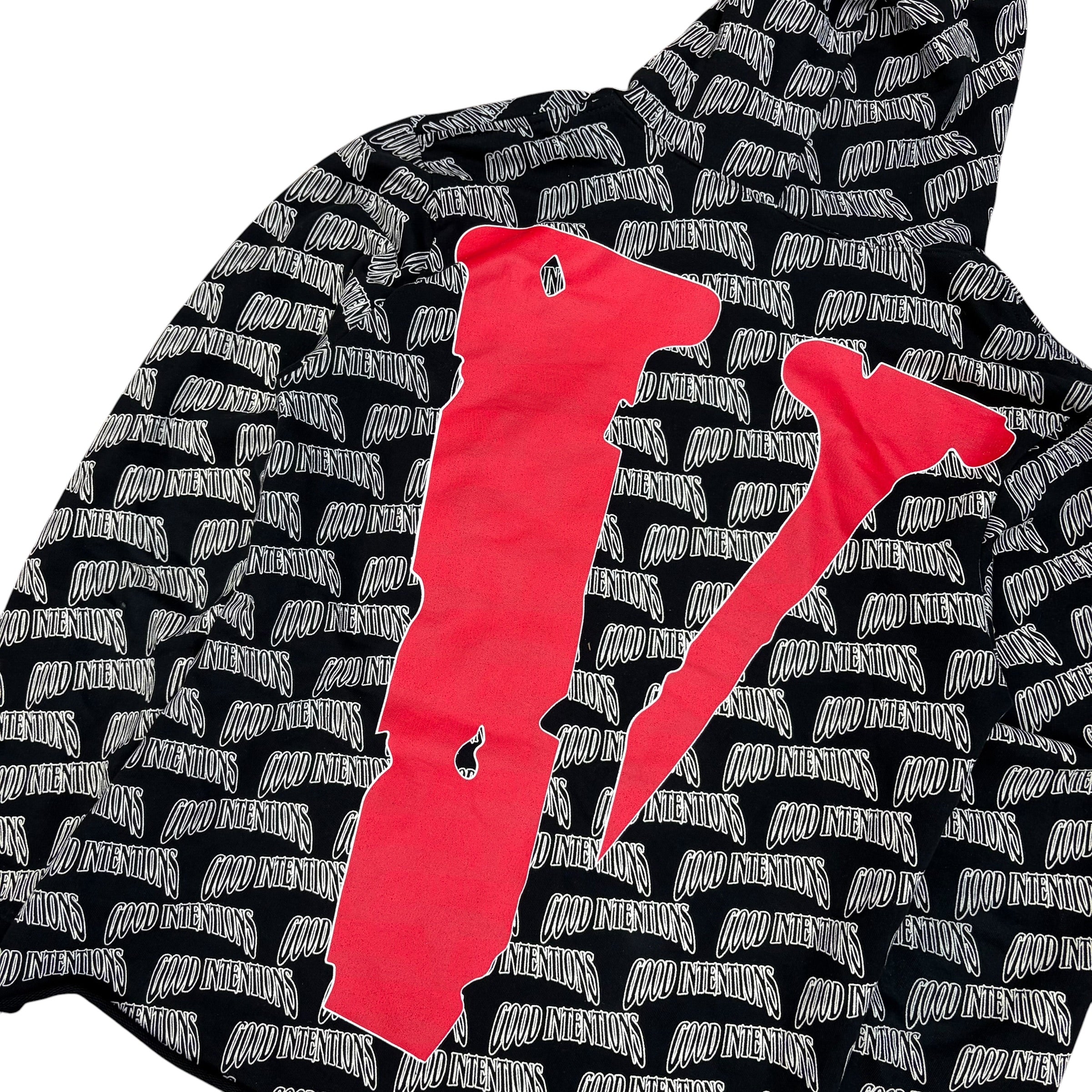 Nav x Vlone “Good Intentions” AOP Hoodie Black