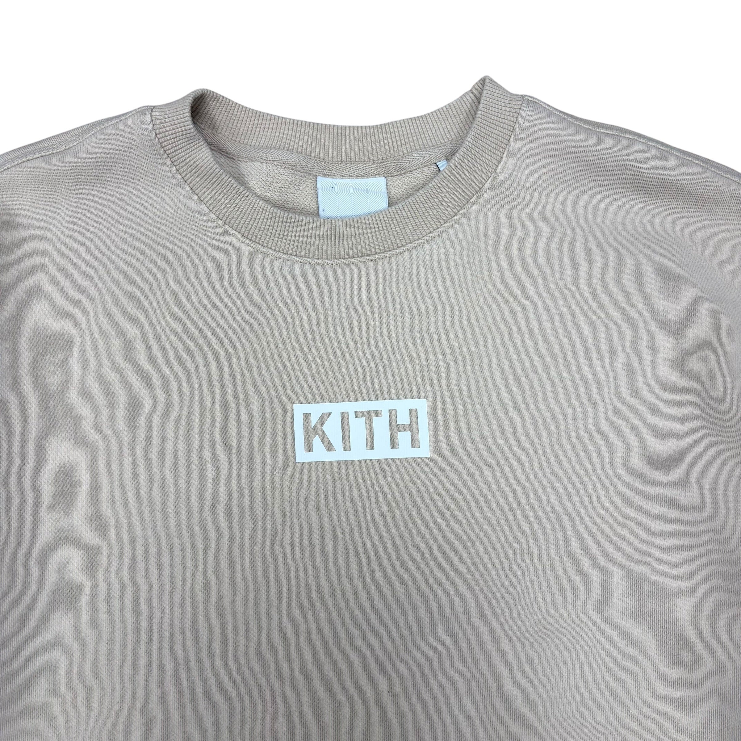Kith Logo Crewneck Cream Biege