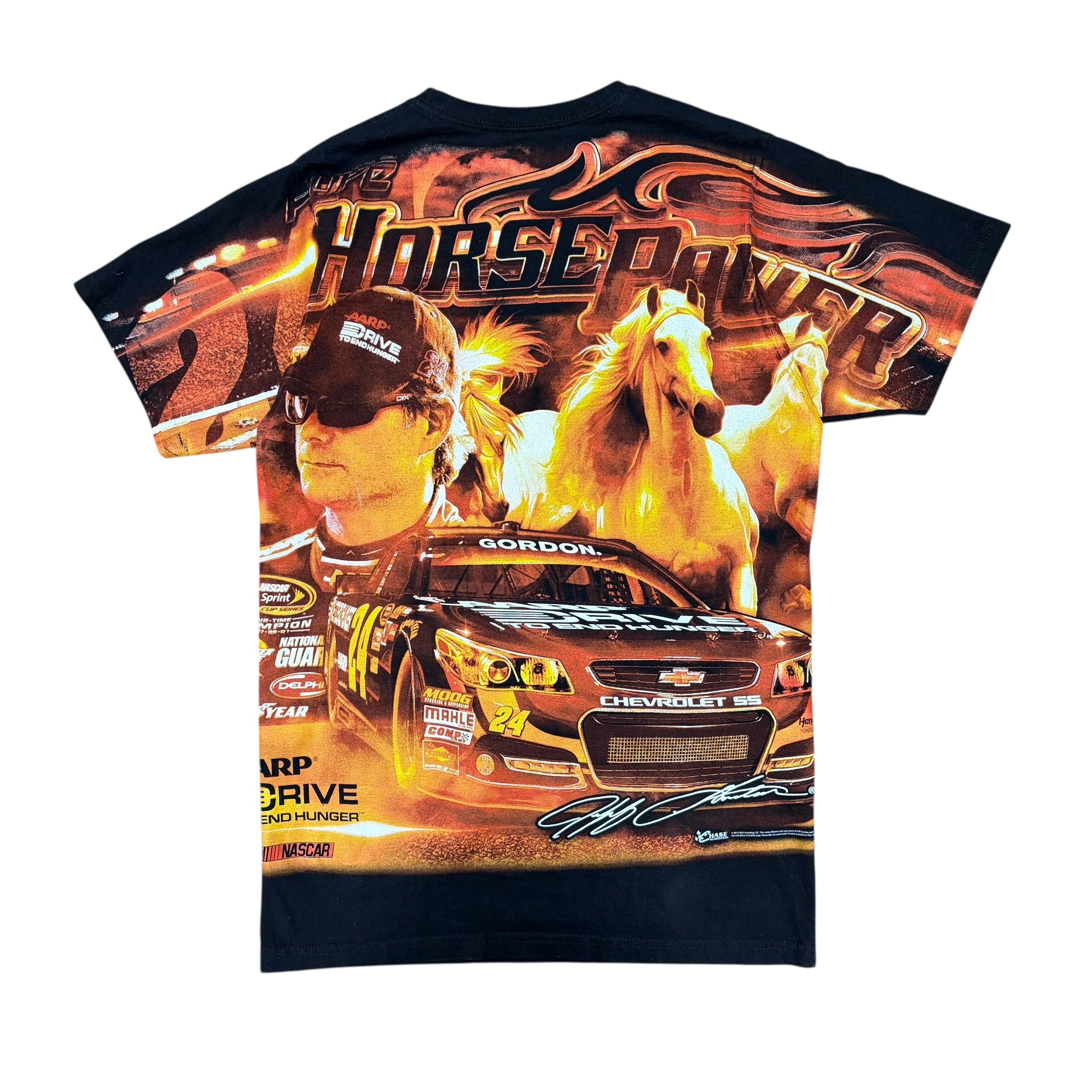 Vintage Chase Authentics Jeff Gordon “Horse Power” Racing AOP Tee