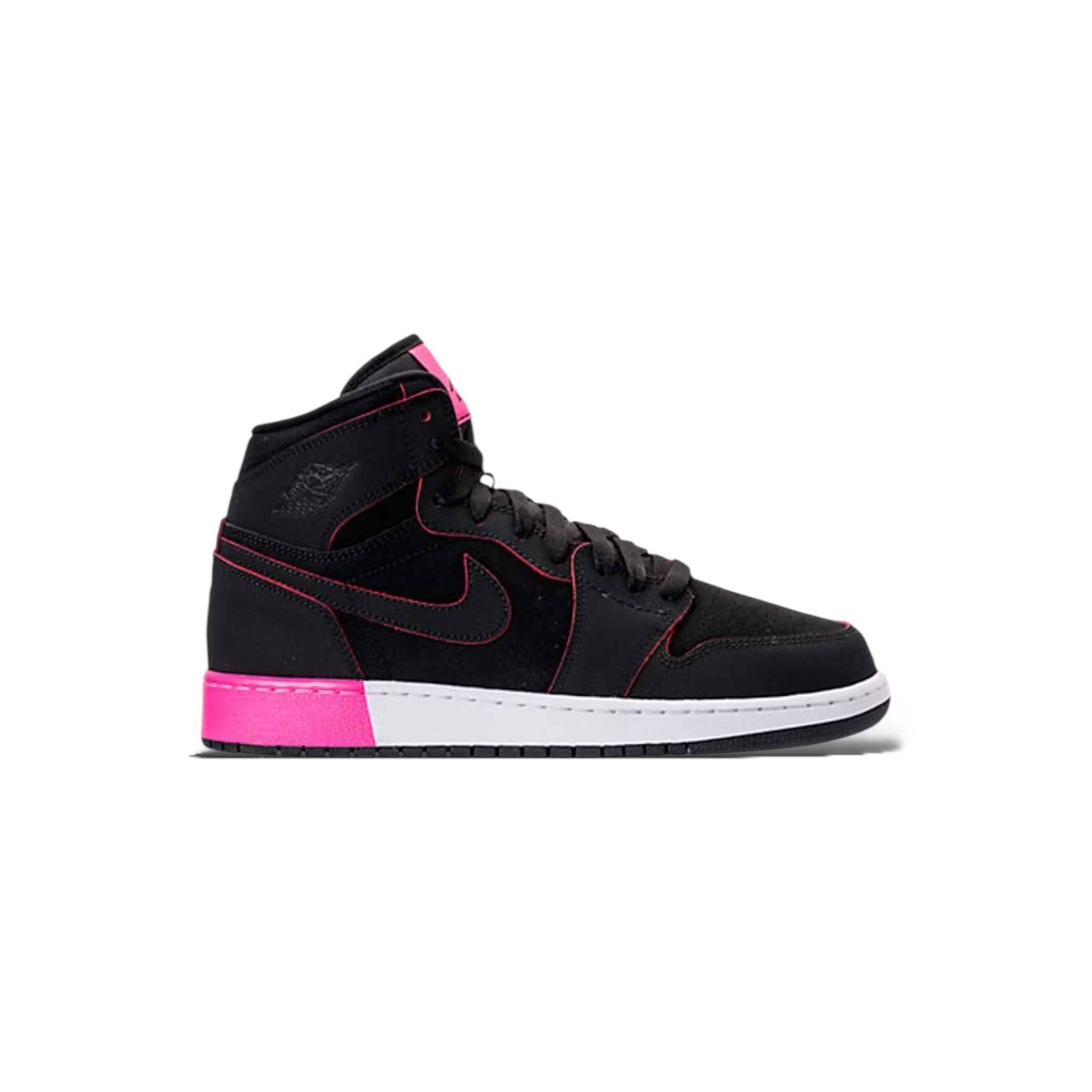 Jordan 1 High Black Hyper Pink White (GS)