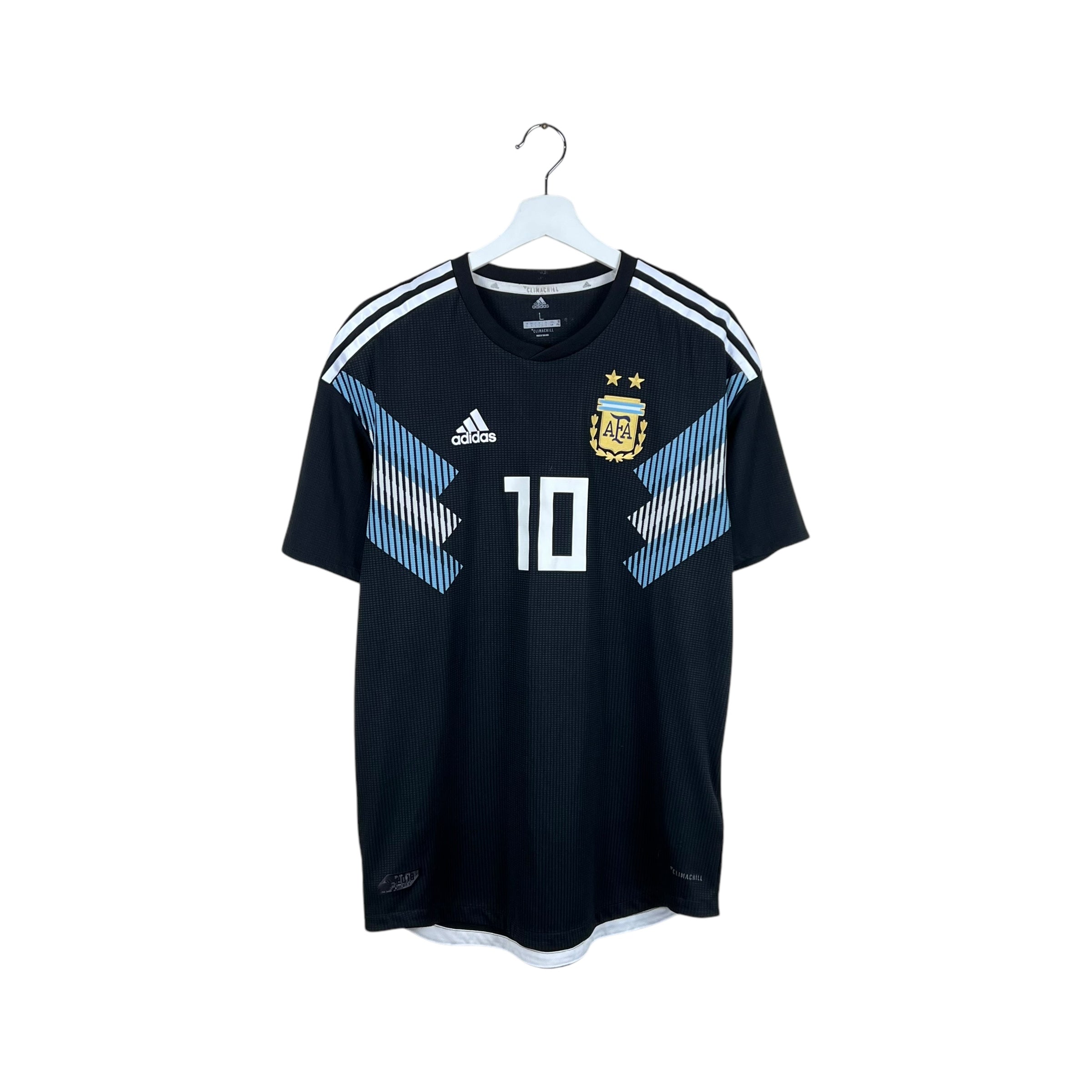 2018 Adidas Argentina Lionel Messi Away Jersey
