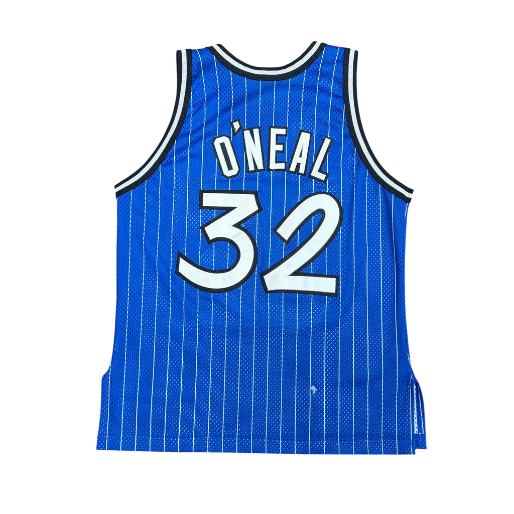 Vintage Champion NBA Orlando Magic Shaquille O’Neal Pinstripe Away Jersey