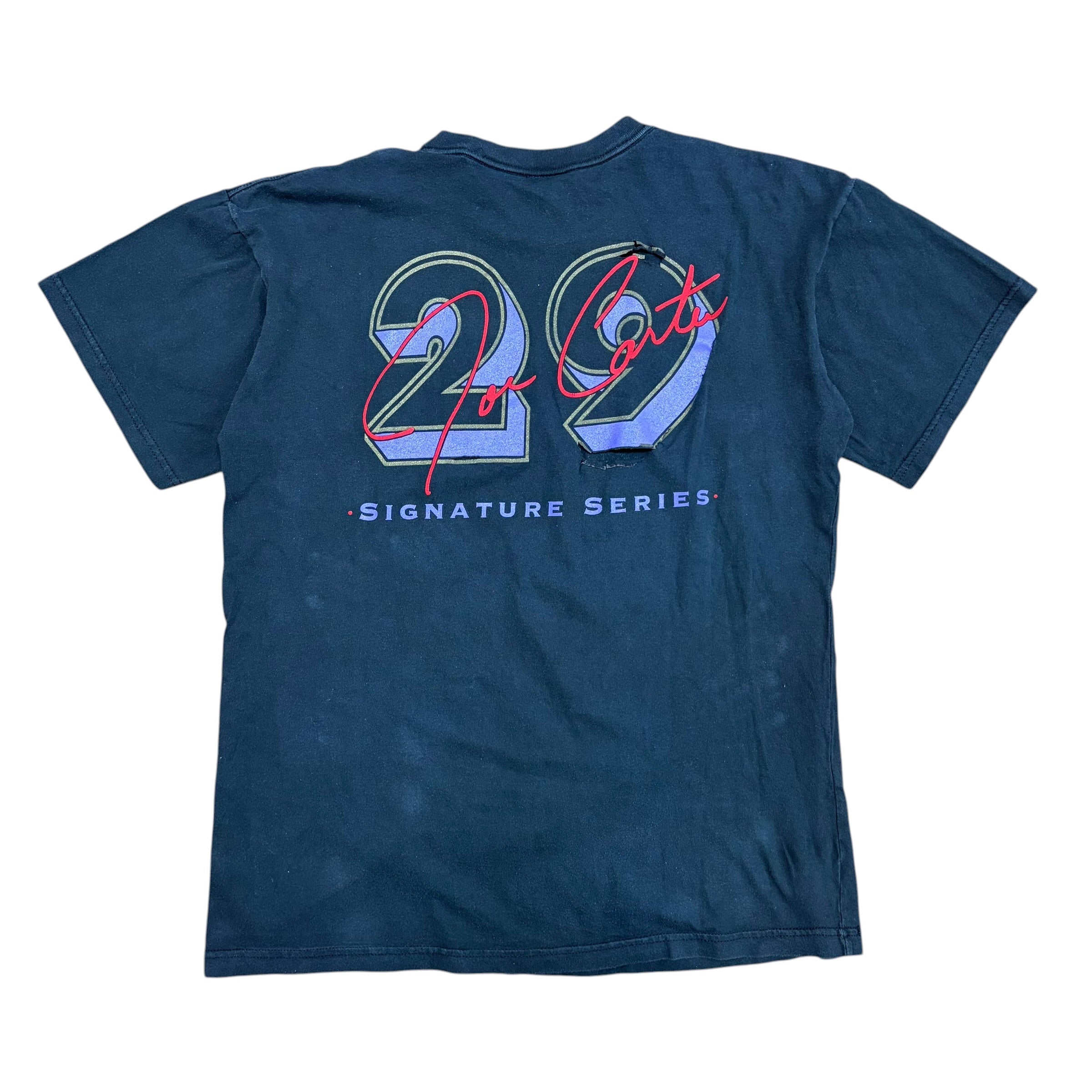 Vintage MLB Player Joe Carter “Lightning Does Strike Twice” Tee Black