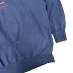 Vintage Majestic MLB Atlanta Braves Baseball Logo Crewneck Navy