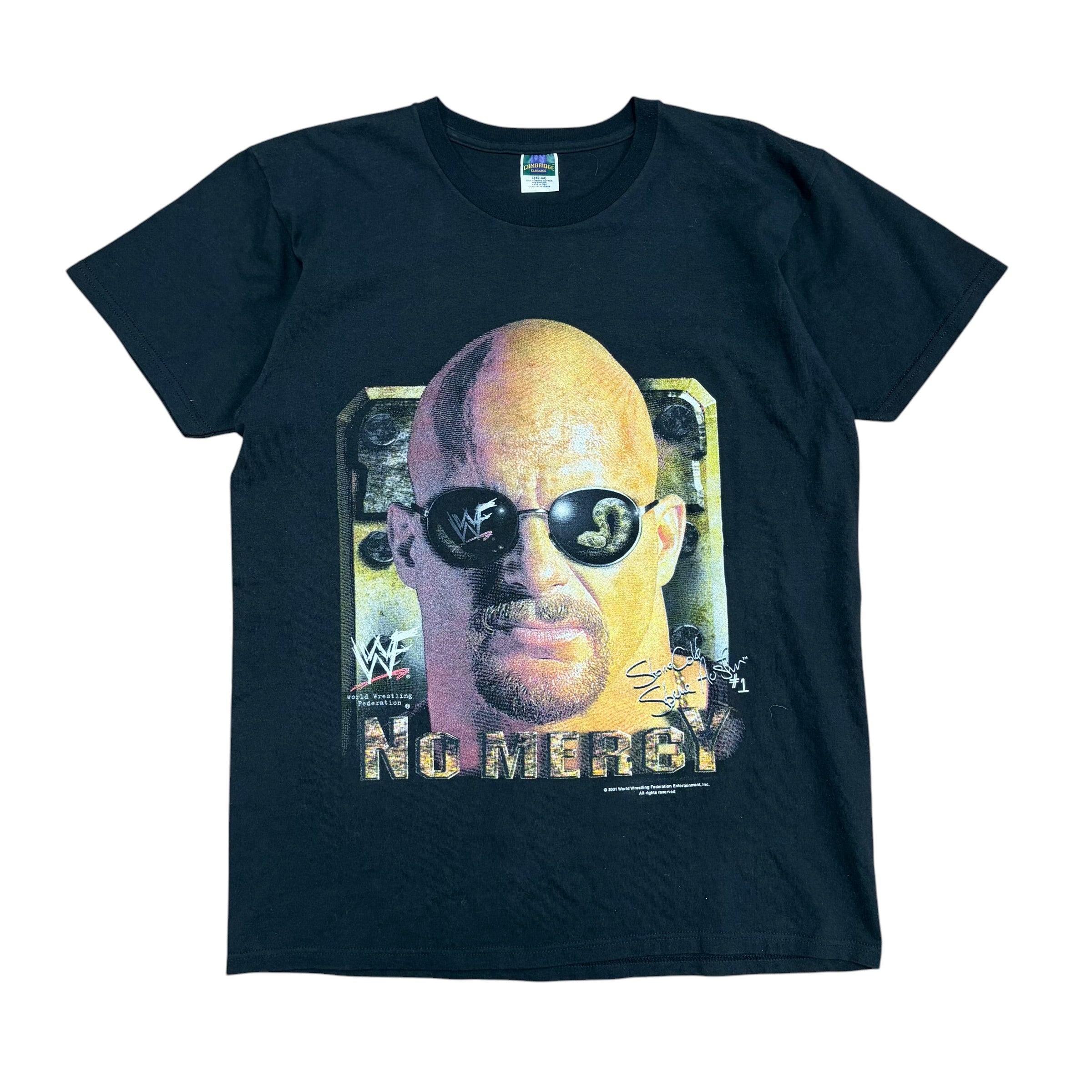 2001 WWF Stone Cold “No Mercy” Tee Black