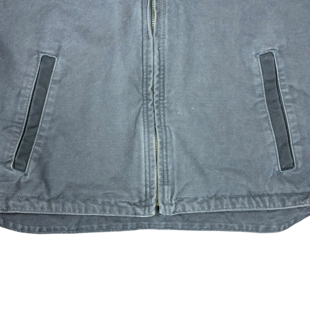 Vintage Carhartt Hooded Vest Stone Grey