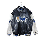 Vintage Ecco Jeans Eastside Players Leather Jacket Black