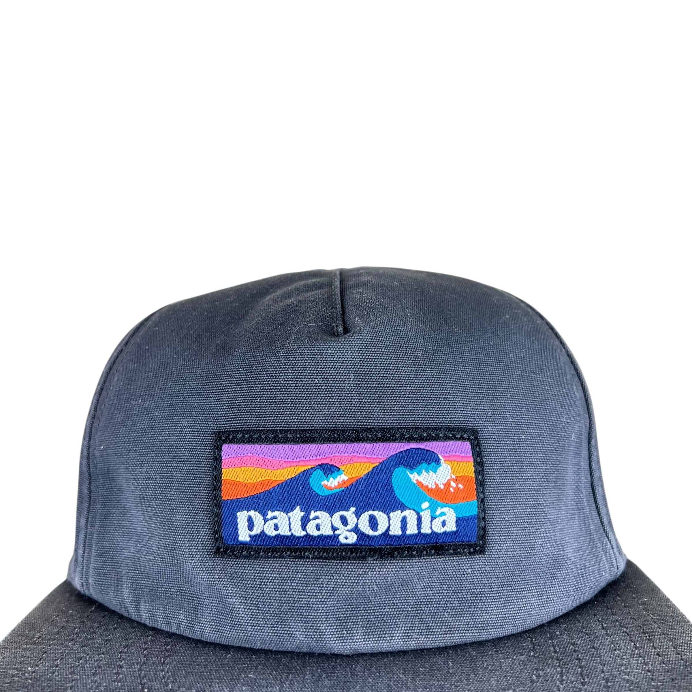 Vintage Patagonia Wave Logo SnapBack Grey