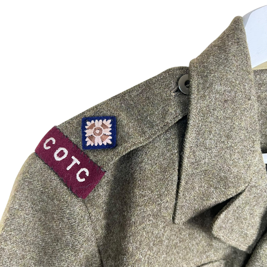 Vintage World War II Military Women’s Battle Dress Wool Jacket