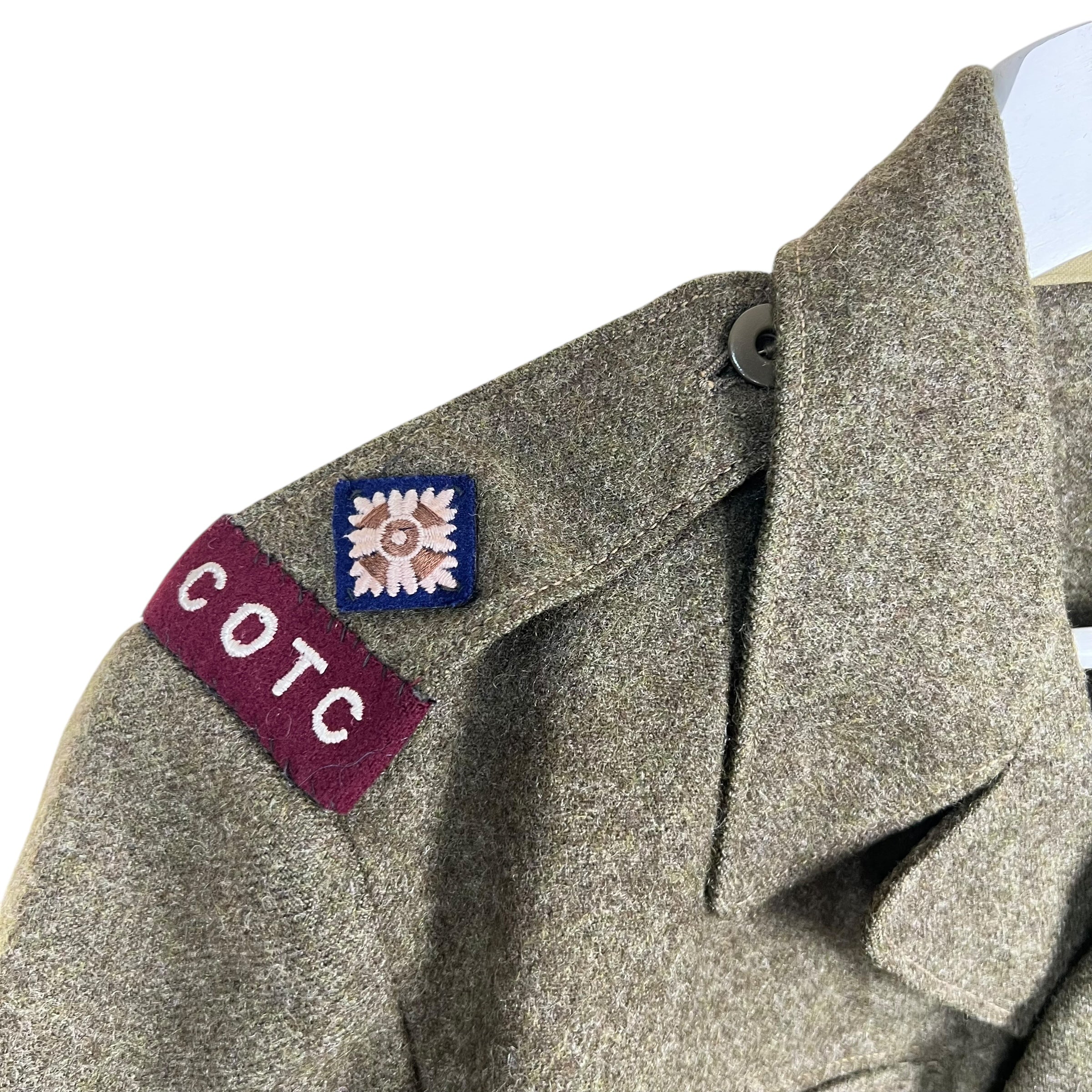 Vintage World War II Military Women’s Battle Dress Wool Jacket