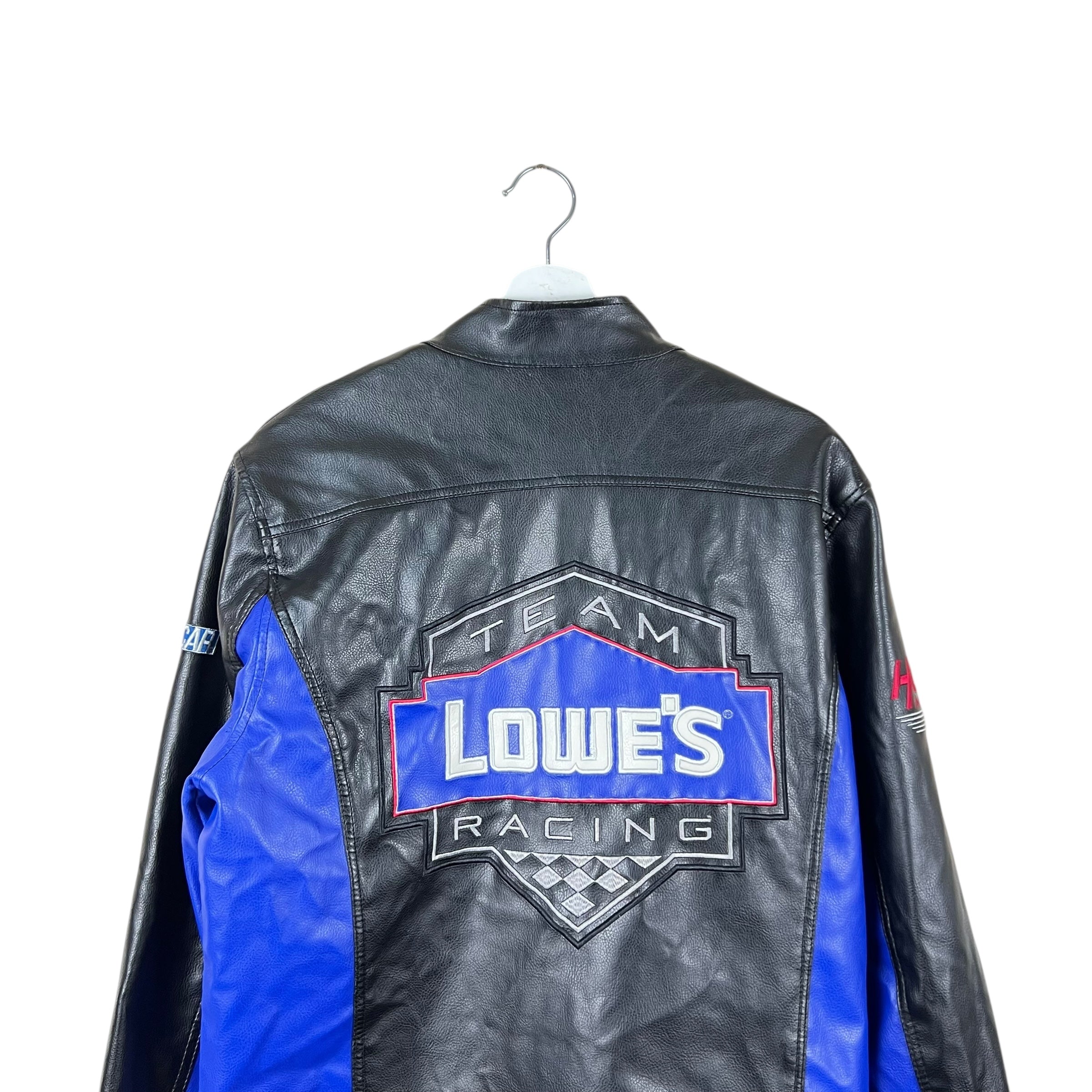 Vintage NASCAR Jimmie Johnson Champion Racing Leather Jacket